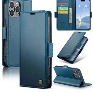 CaseMe - Leather Case For iPhone 16 Pro Only